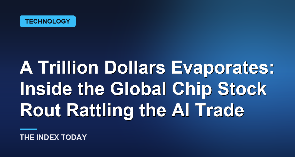 A Trillion Dollars Evaporates: Inside the Global Chip Stock Rout Rattling the AI Trade