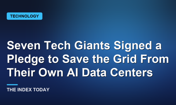 Seven Tech Giants Signed a Pledge to Save the Grid From Their Own AI Data Centers